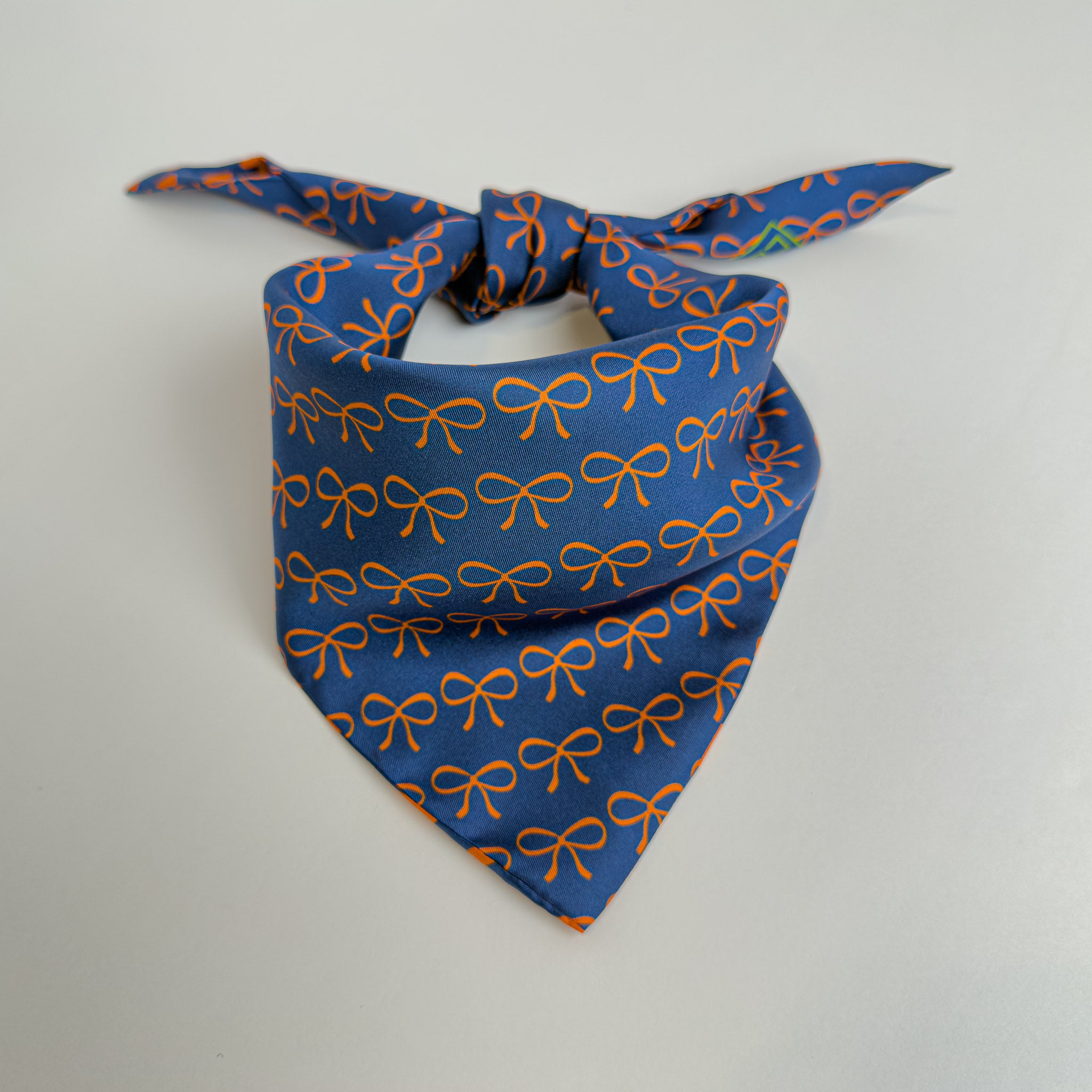 Dog Bandana - Navy Red
